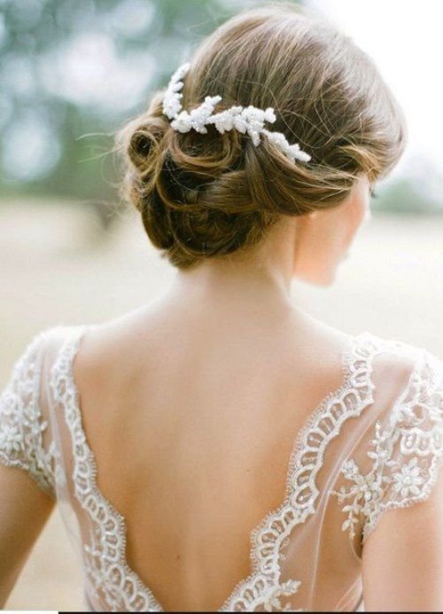 Rosy-Bun-Low-do-Latest-Wedding-Hairstyles-2015